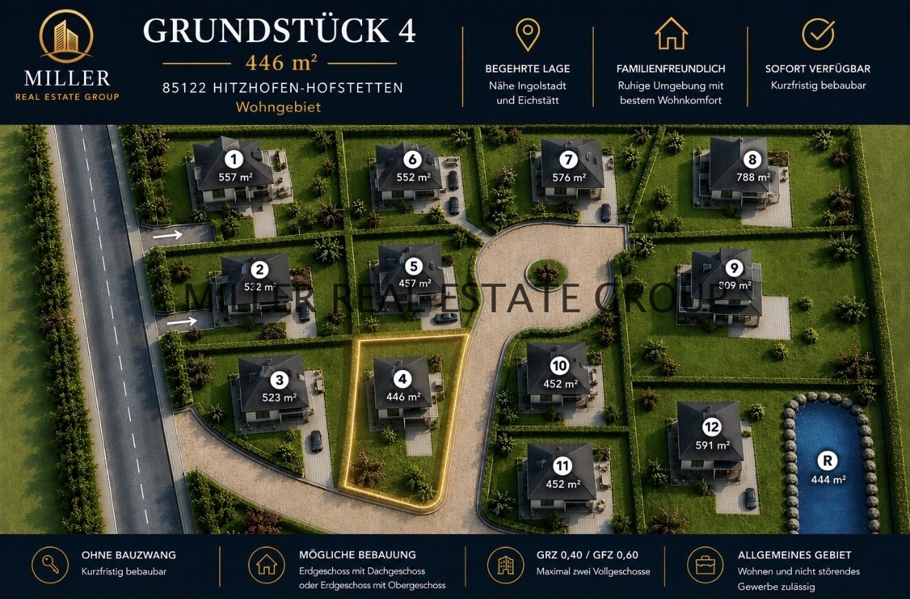 Exklusives Baugrundstück in Hitzhofen-Hofstetten – Clever planen. Hochwertig wohnen. Zukunft gestalten. Exklusives Baugrundstück in Hitzhofen-Hofstetten – Clever planen. Hochwertig wohnen. Zukunft gestalten.